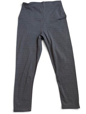 Makers Mark Gray Capri Leggings Medium High Waist